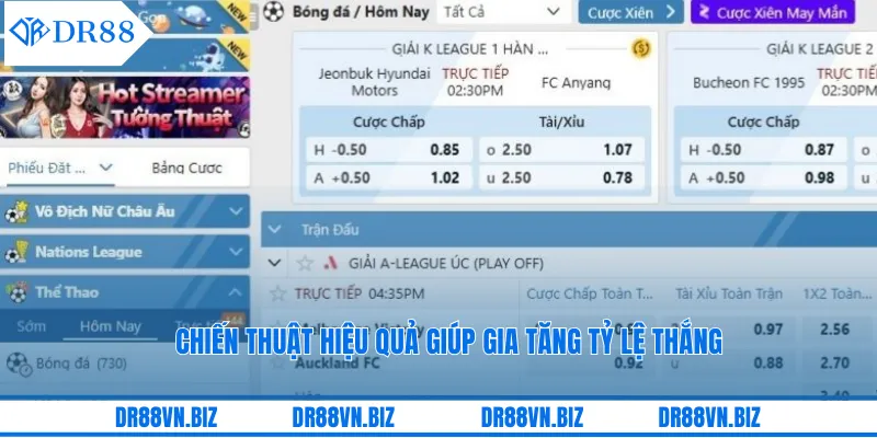 Chiến thuật hiệu quả giúp gia tăng tỷ lệ thắng Chiến thuật hiệu quả giúp gia tăng tỷ lệ thắng