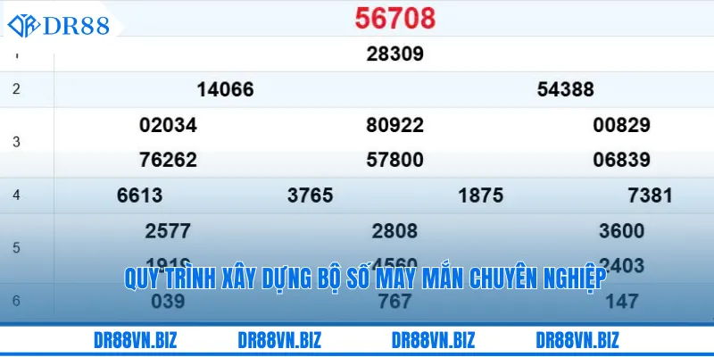 Quy trình xây dựng bộ số may mắn chuyên nghiệp